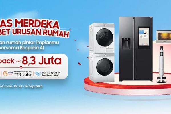 Bebas Merdeka Anti Ribet Urusan Rumah Digelar Samsung, Berikan Konsumen Raih Diskon 8,4 Juta Rupiah Ditambah Hadiah Ekstra